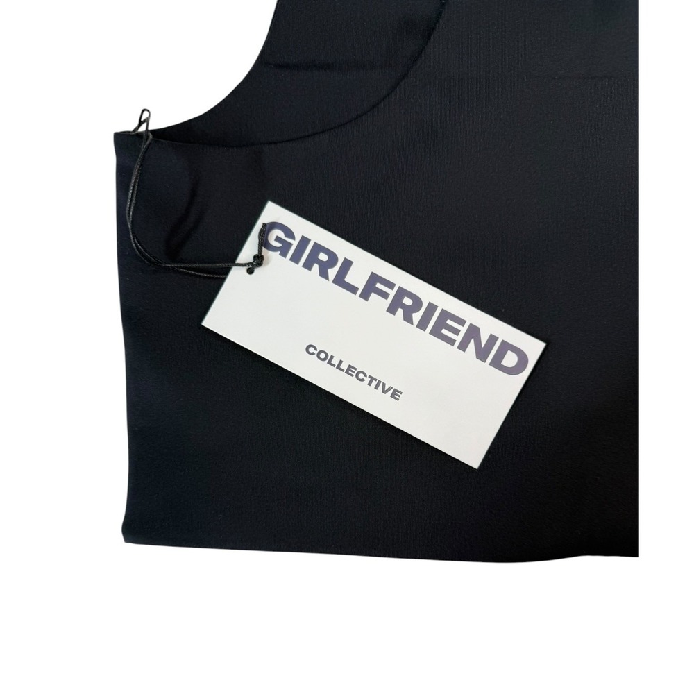 Girlfriend Collective Paloma Racerback Sports Bra Black Medium NWT - Picture 7 of 9